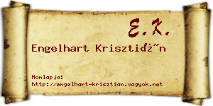 Engelhart Krisztián névjegykártya