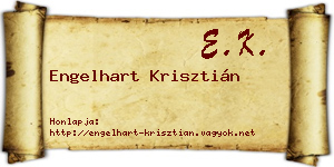 Engelhart Krisztián névjegykártya